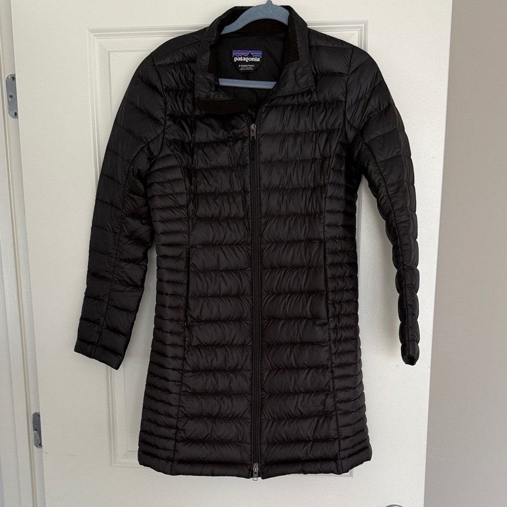 Patagonia Women's Long Black Puffer Coat